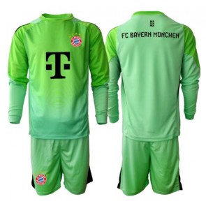 Bayern Munich Målmand Hjemmebanesæt Børn 2025-26 Lange ærmer (+ korte bukser)